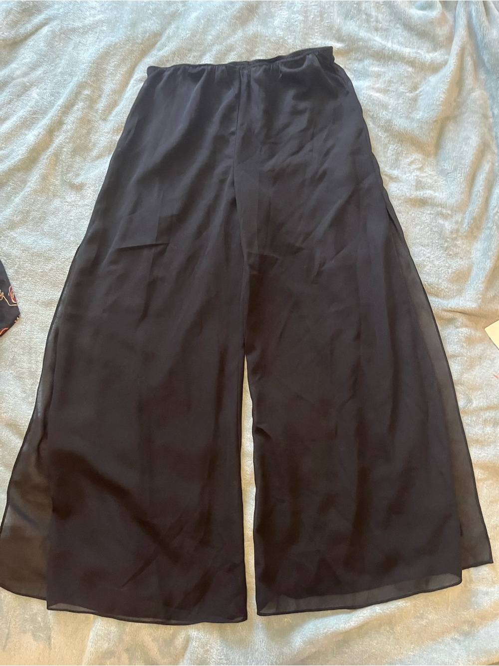 Wide Leg Mesh Pants